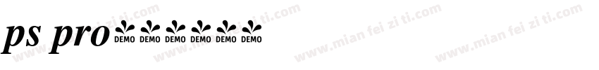 ps pro字体转换
